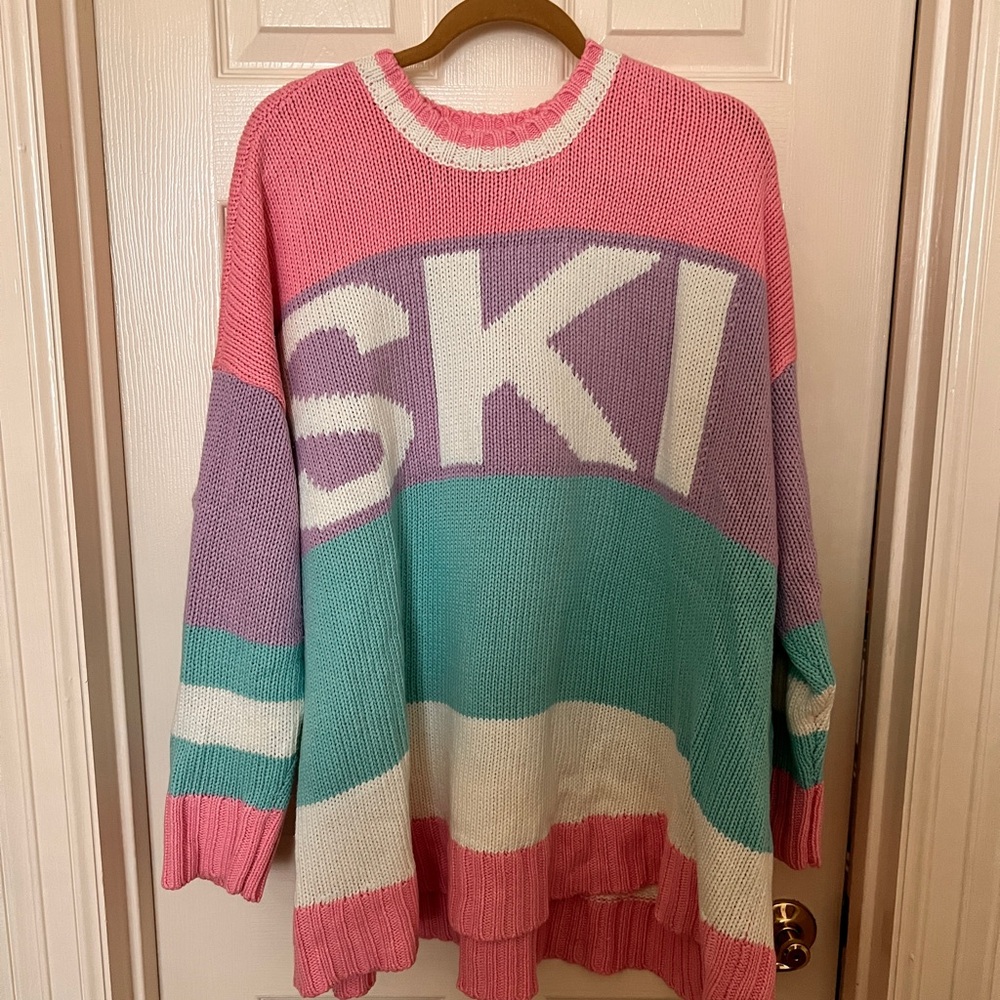 MUMU ski sweater, 1X